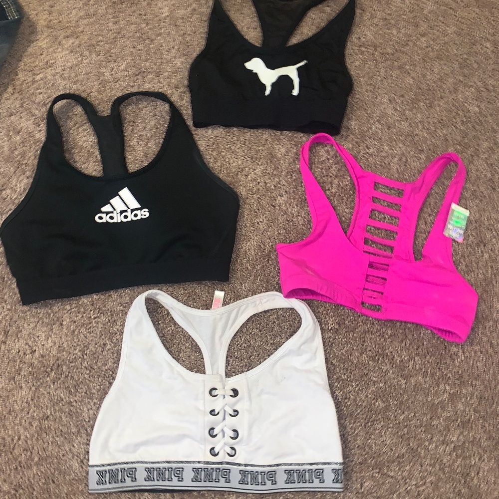 sports bra victoria's secret PINK adidas